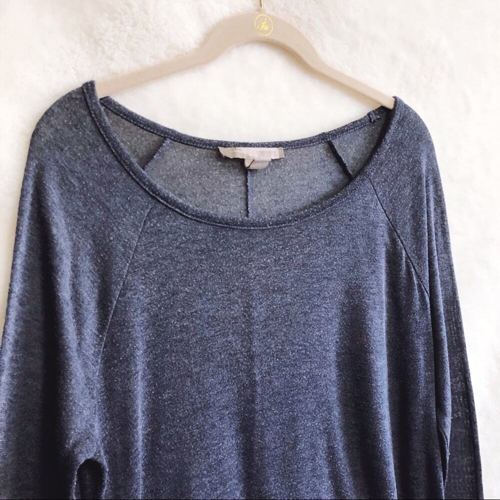 Forever 21 Contemporary Blue Long Sleeve Top - Picture 5 of 8